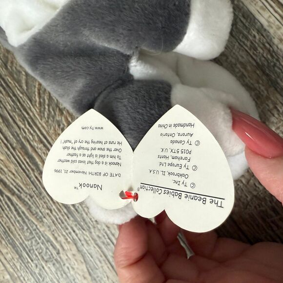 Ty Beanie Babies Nanook the Husky Plush - Picture 7 of 8